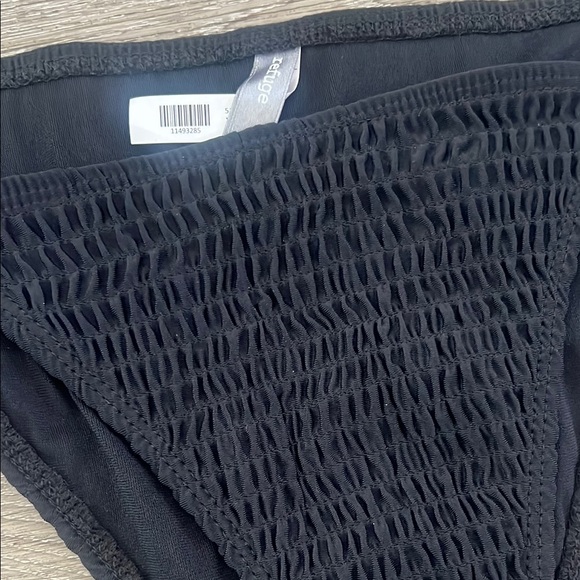 Black Ruched Bikini Bottom - Picture 2 of 6